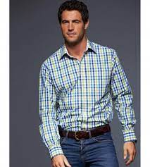 CAMISA JN617 ML CUADROS