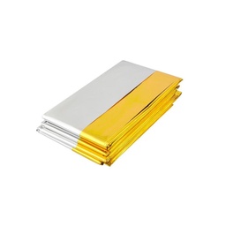 MANTA ISOTERMICA 160X210 ORO-PLATA