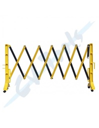 VALLA EXTENSIBLE 1915 PVC 2,50 MTS.  NEGRO/AMARILLO