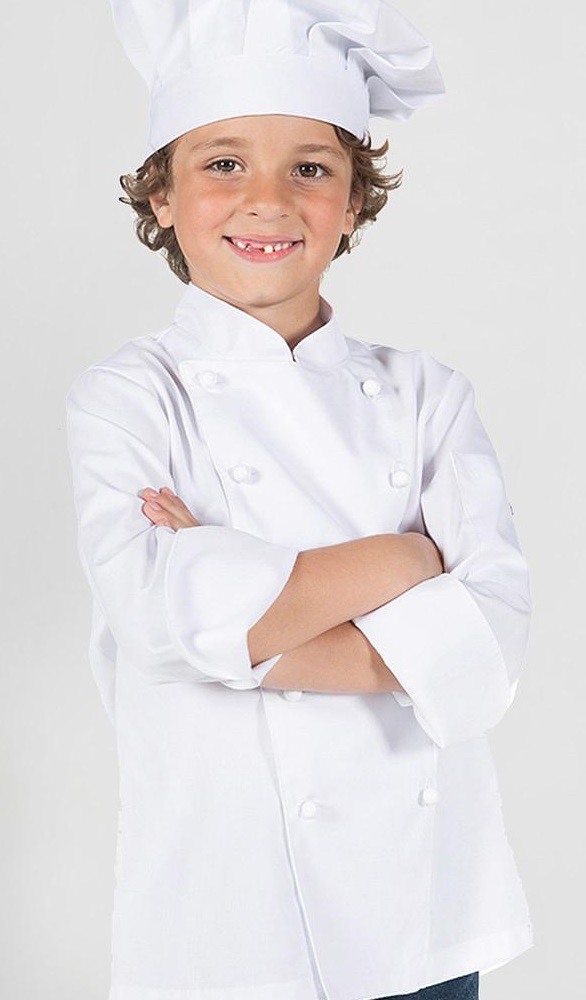 CHAQUETILLA 9501 COCINERO NIÑO BLANCA