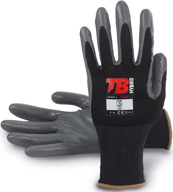 GUANTE NYL/NIT 703NG NEGRO