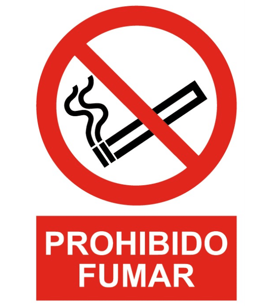 SEÑAL ISOP21A3P PROHIBIDO FUMAR PVC A3