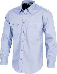 CAMISA B8001 ML DOS BOLSILLOS