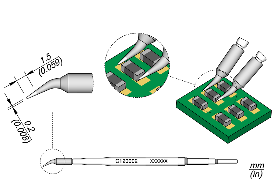 [500031640] CARTUCHO DOBLADO CONICO DIAMETRO 0,2 C120002