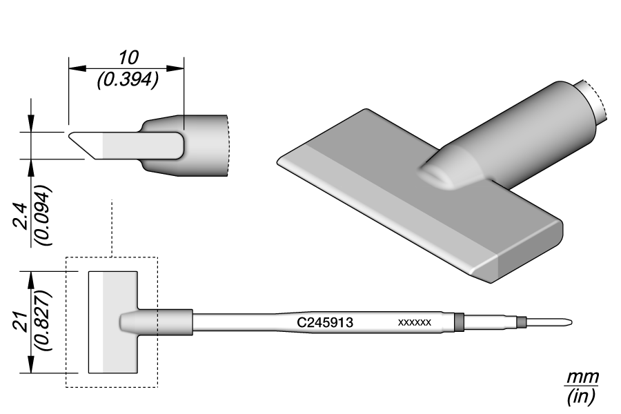 [500003445] CARTUCHO PALA 21.0 JBC C245913