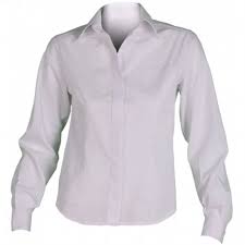 BLUSA ML 2481 SRA.BOTON OCULTO BLANCA