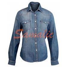 CAMISA K518 ML DENIM SRA.