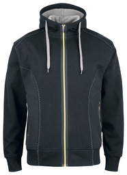 CHAQUETA 642116 HOOD NEGRA CREM.