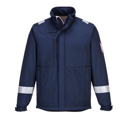 CHAQUETA SOFTSHELL MV73 MODAFLAME MARINO