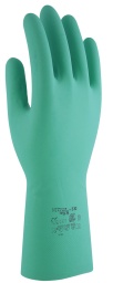 GUANTE FLOCADO VERDE NITRIL 330