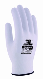 GUANTE PU CONTACT S-2001N BLANCO