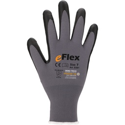 GUANTE NITRILO FOAM E091 GRIS/NEGRO