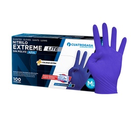 GUANTE (100) NITRILO S/P EXTREME LITE AZUL